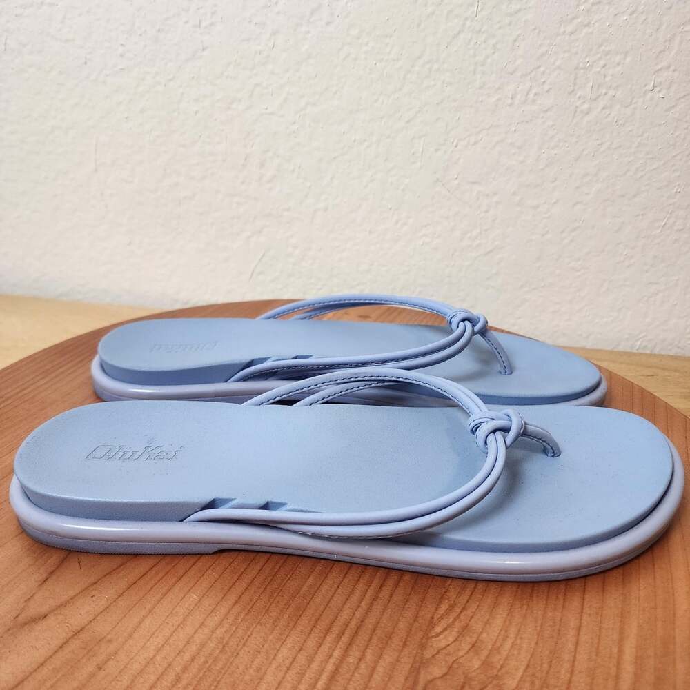 OluKai Sandals Womens Size 9 Blue Aka Flip Flop Slip Comfort
